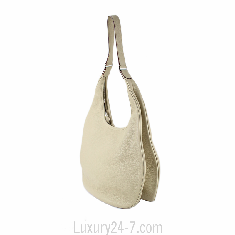 Hermes Cream Gao Hobo Bag | eBay  