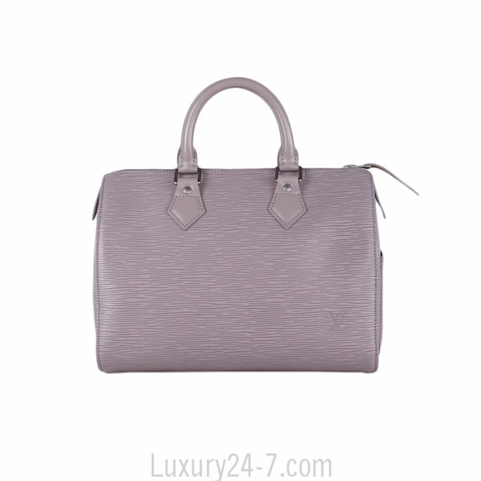 Louis Vuitton Epi Lilac Speedy 25 Handbag