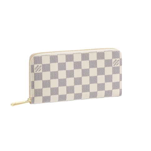 Damier Azur Canvas Zippy Wallet (Authentic Pre-Owned)