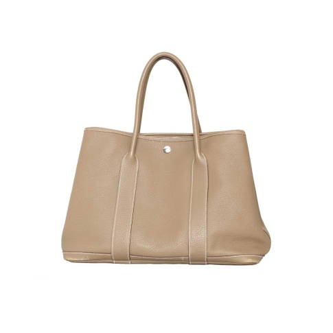 ✖️SOLD!✖️ Superb Deal! Hermes Garden Party 36 in Etoupe Negonda Leather PHW