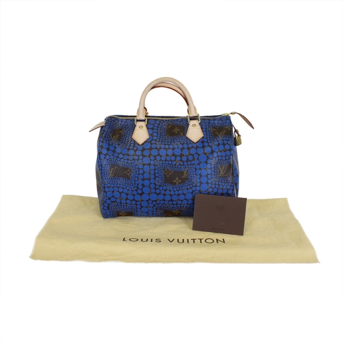 Louis Vuitton Limited Edition Yayoi Kusama Cosmic Blue Monogram