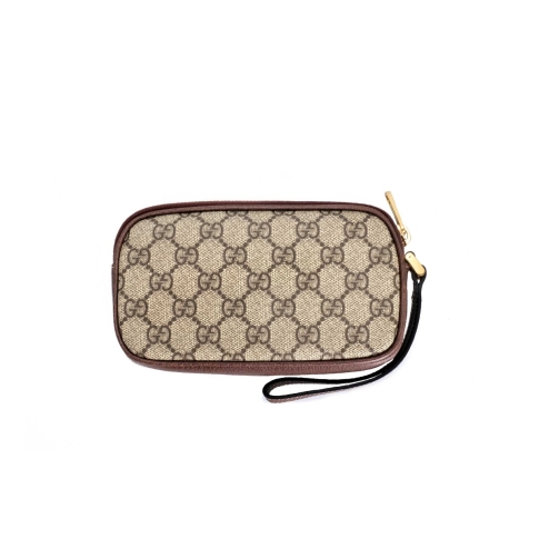 Gucci Ophidia Key Case, Beige, GG Canvas