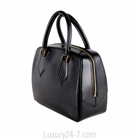 Louis Vuitton Black Epi Leather Sablon Bag