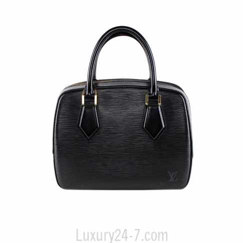 Louis Vuitton Black Epi Leather Sablon Handbag, Purse