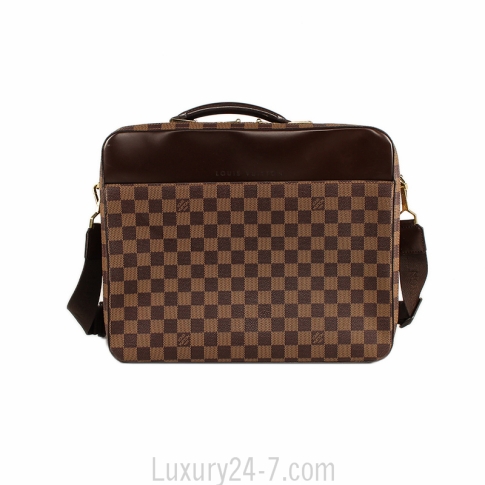 Faux Louis Vuitton Laptop Bag Double Handle  Boardwalk Vintage