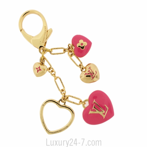 Louis Vuitton Limited Edition Heart Key Holder and Bag Charm Fall
