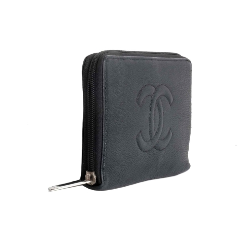 Chanel Vintage Timeless Caviar L-Gusset Continental Wallet