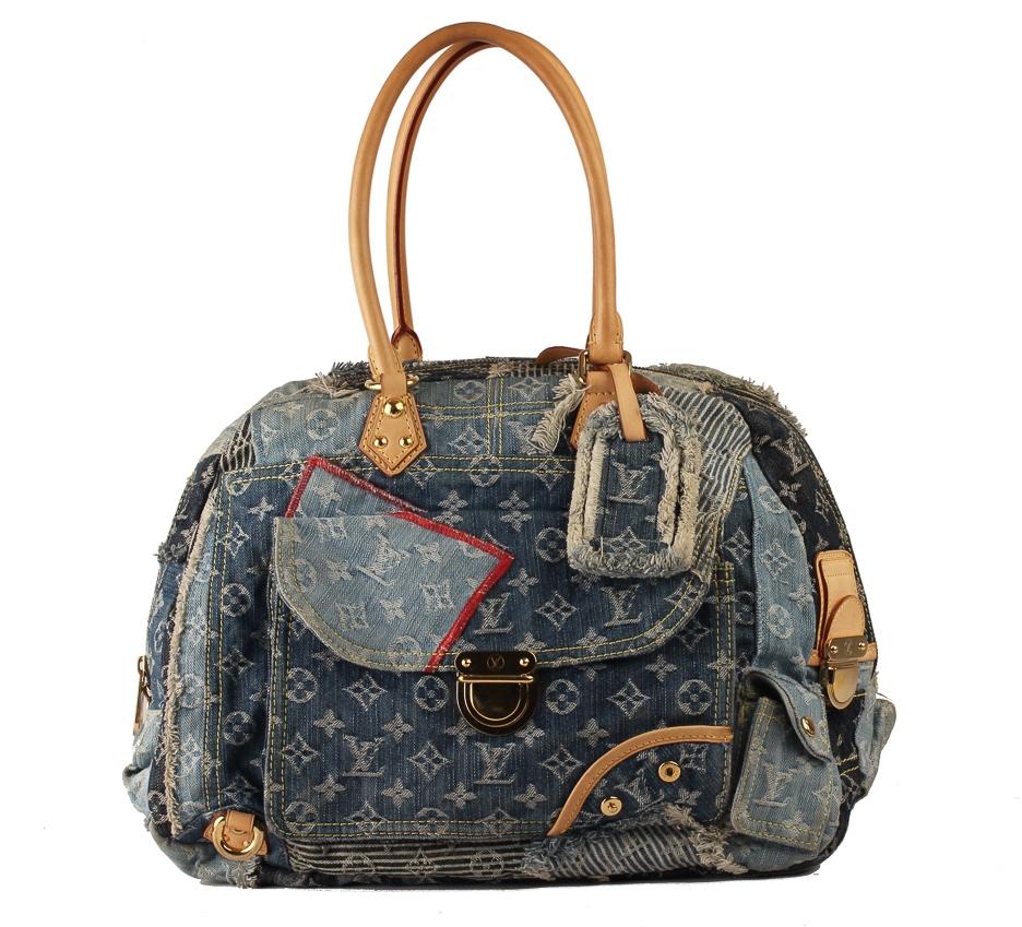 Louis Vuitton Denim Patchwork Crossbody Bag  Curated by Charbel