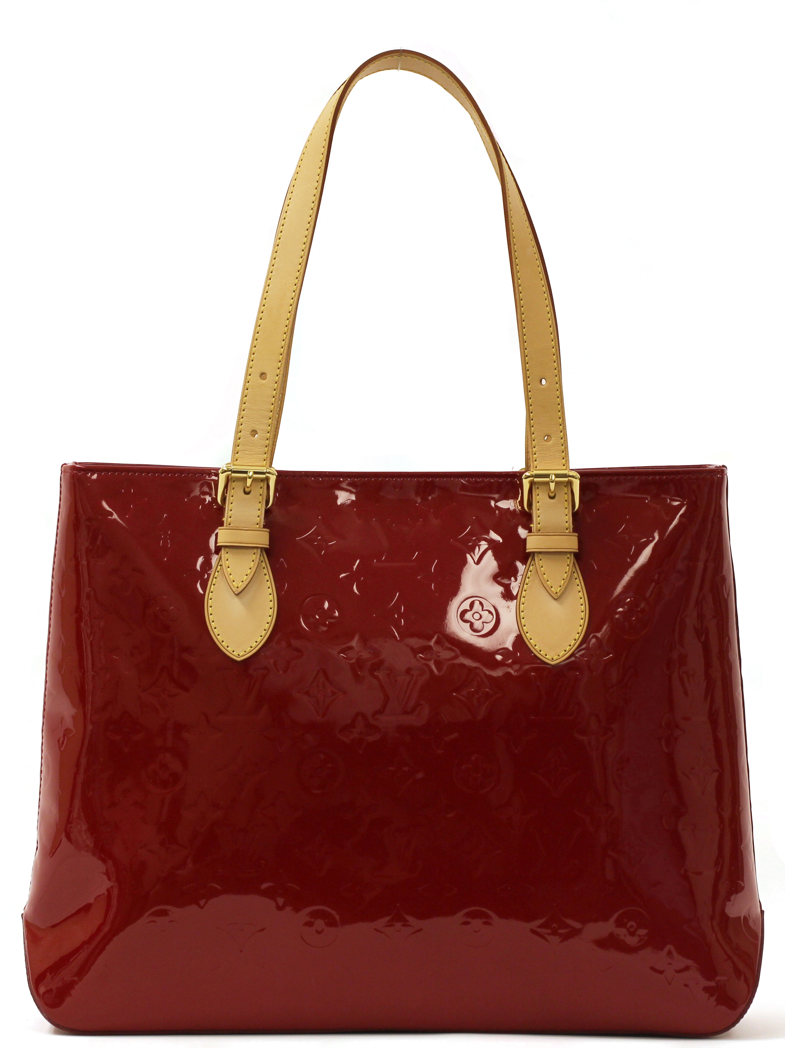 Louis Vuitton Pomme D'Amour Monogram Vernis Brentwood Tote Bag