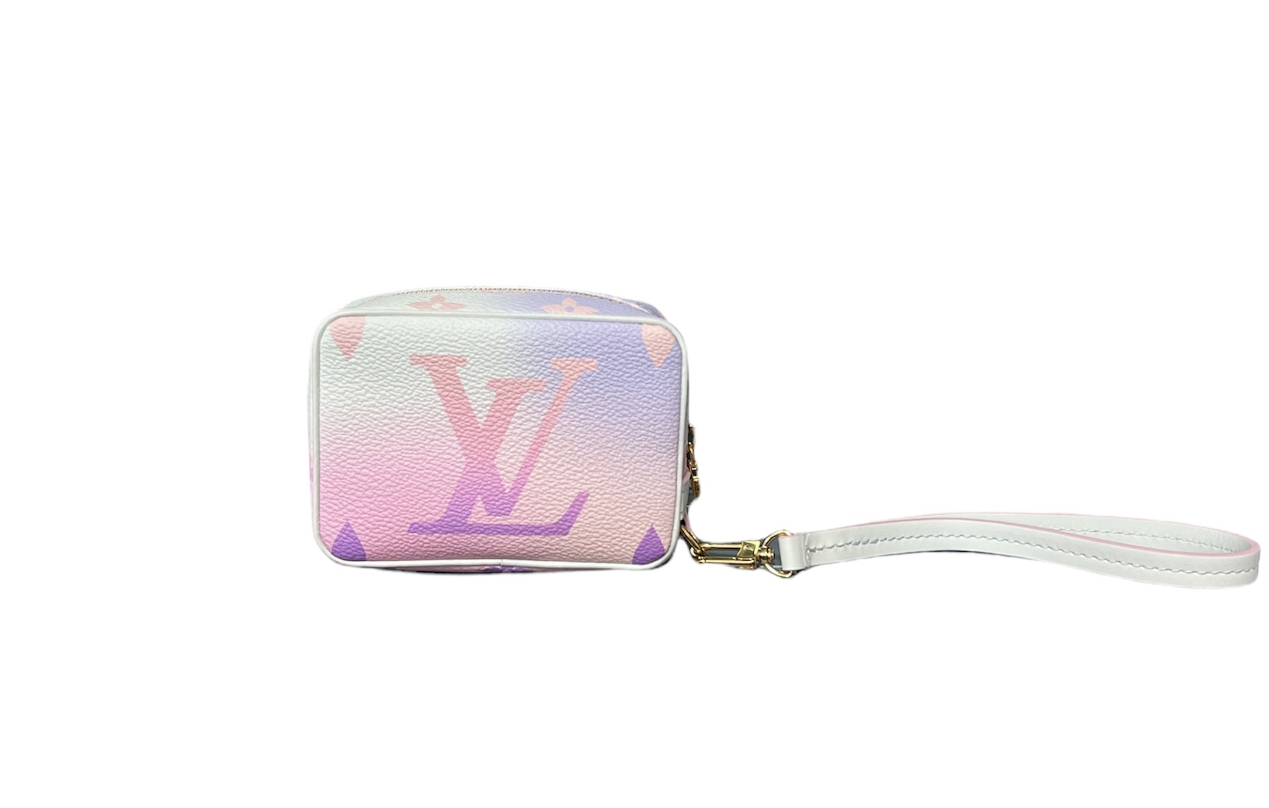 Louis Vuitton Pink/Black Monogram Satin and Vernis Limited Edition Coquette  Poch at 1stDibs