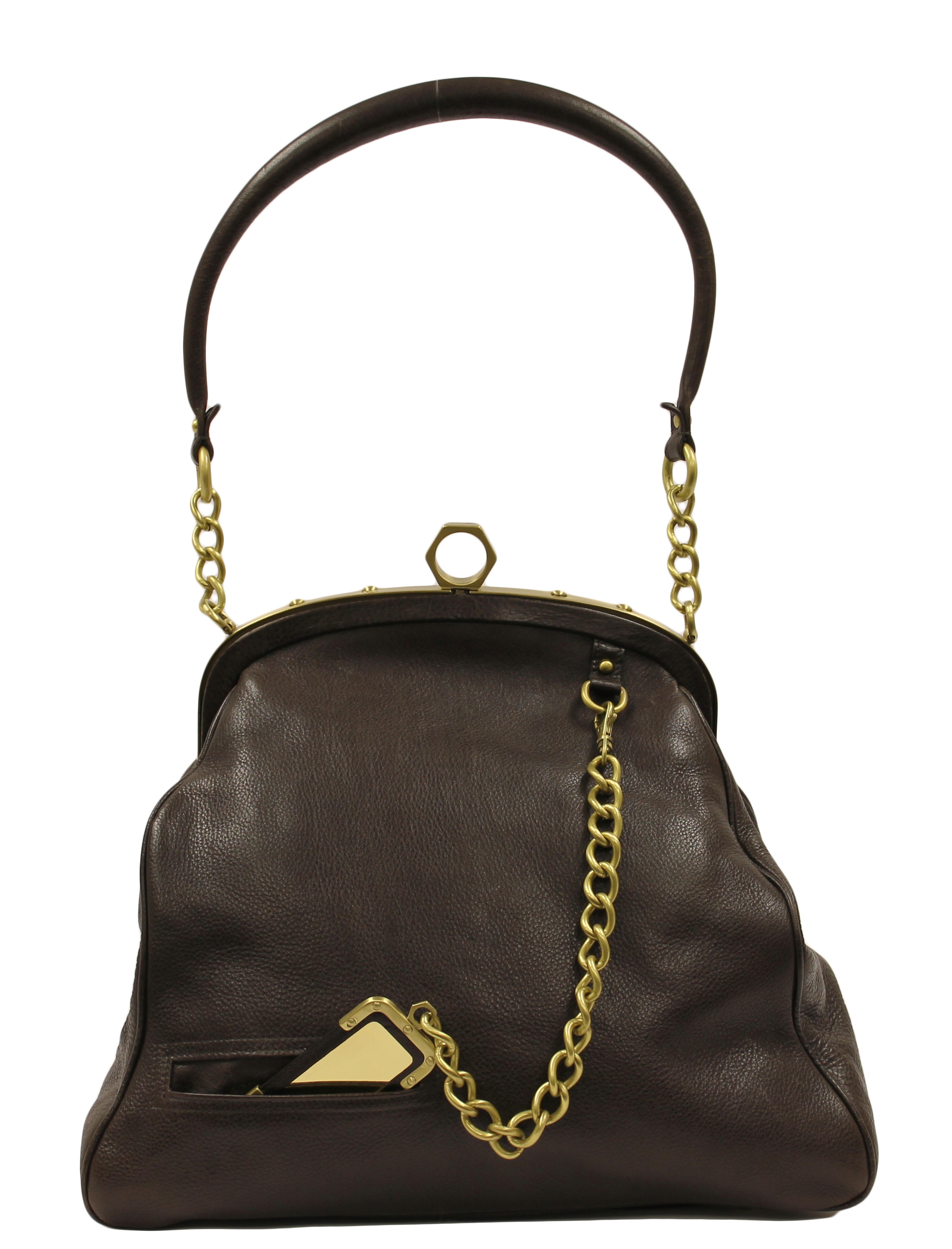 Zac Posen Authenticated Leather Handbag