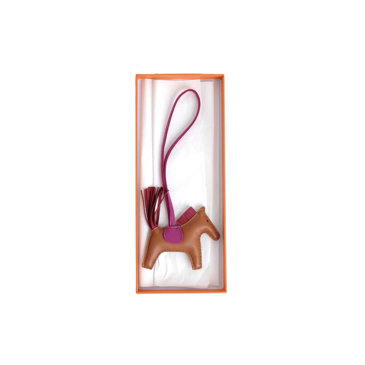 2020 Hermès Rose Milo GriGri Rodeo Charm TPM at the best price