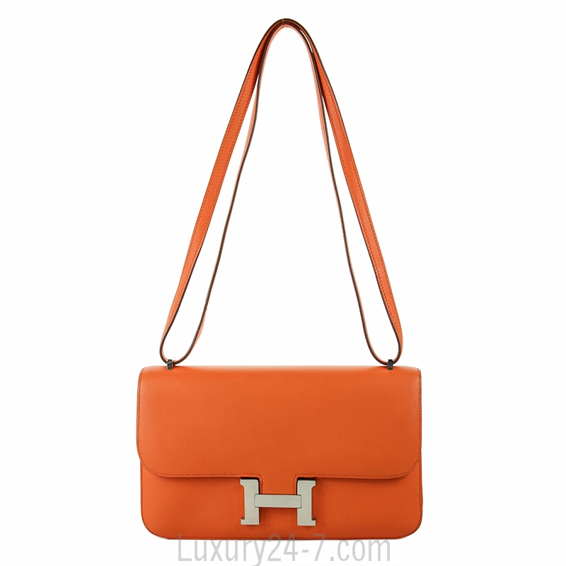 Hermes Constance Elan Orange Swift