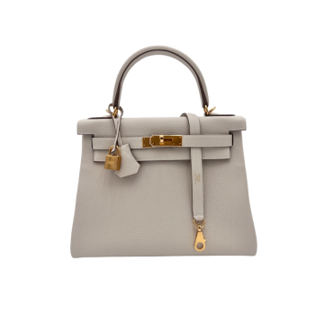 Hermes Craie Togo Retourne Kelly 28 WGH Stamped W