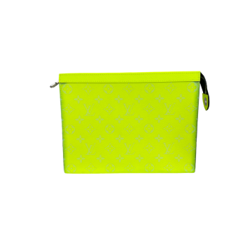 Louis Vuitton Neon Yellow Monogram Taigarama MM 