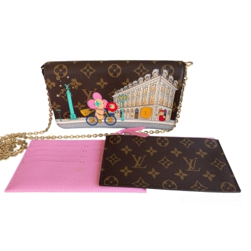 Louis Vuitton Monogram Vivienne Holidays  Felicie Pochette Bag