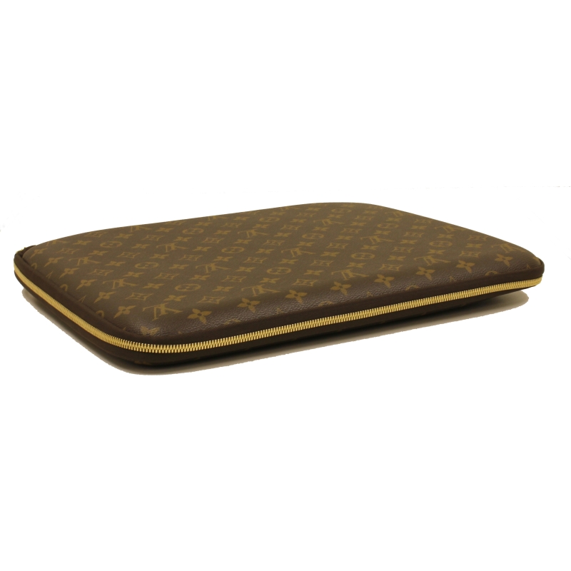 Louis Vuitton Coated Canvas Laptop Case  Brown Laptop Covers  Cases  Technology  LOU753991  The RealReal