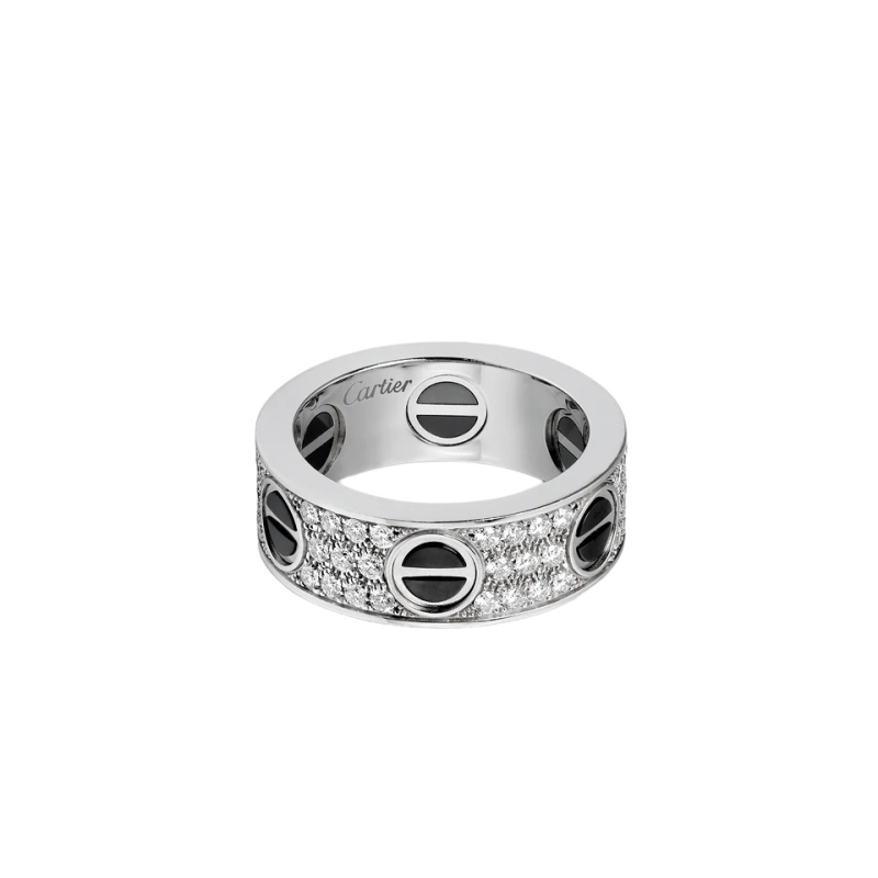 Cartier Paved Love Ring at the best price